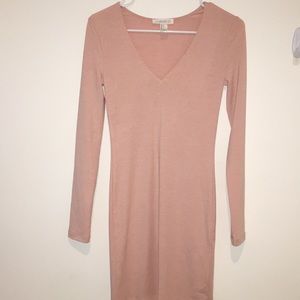 Long sleeve basic dress